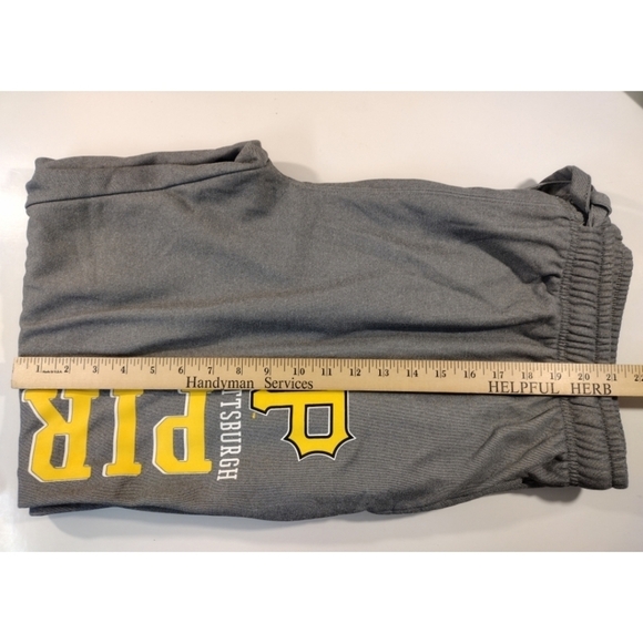 Pittsburgh Pirates drawstring waist gray joggers - Picture 9 of 9
